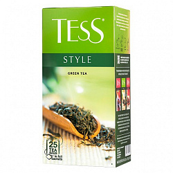 Чай TESS STYLE зеленый ТУ, 25 пак.